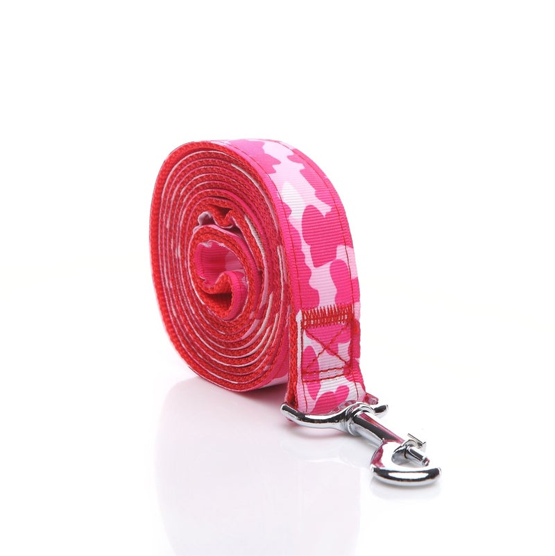Taida Heavy Duty Dog Leash, 4 FT/ 6 FT/ 10 FT Long, 1 Inch Wide, Nylon Camouflage Dog Leash for Small and Medium Dogs - Image 2